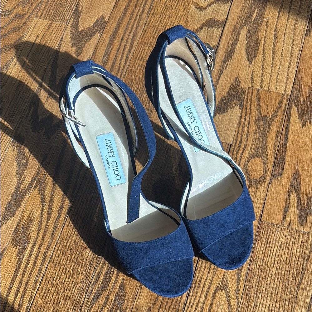 Jimmy Choo Women's Navy Heels